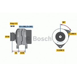 Alternatore marca BOSCH 0 986 044 410