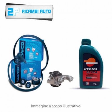 Kit distribuzione + Pompa acqua + Cinghia + Antigelo AUDI A3 1.9 TDI 77kW