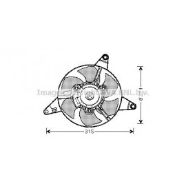 DER09090 Ventola, Raffreddamento motore DENSO