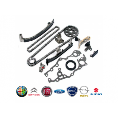 Kit catena distribuzione + Pompa acqua + Cinghia servizi Lancia Ypsilon 1.3 multijet 75 CV