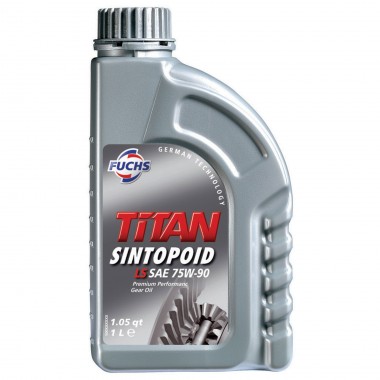 Olio ingranaggi TITAN SINTOPOID LS SAE 75W- 90 FUCHS Olio ingranaggi TITAN SINTOPOID LS SAE 75W- 90 FUCHS