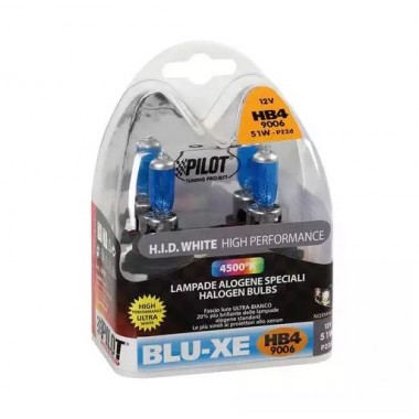 2x Lampadina alogena Blu-Xe 12V - HB4 9006, HIGH PERFORMANCE 2x Lampadina alogena Blu-Xe 12V - HB4 9006, HIGH PERFORMANCE