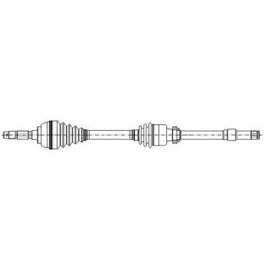Albero motore/Semiasse (202004) ALFA ROMEO 156 1.9 JTD Albero motore/Semiasse (202004) ALFA ROMEO 156 1.9 JTD