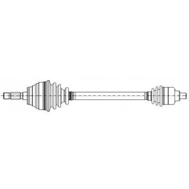 Albero motore/Semiasse destro CIFAM (655-1144), FIAT BRAVO 1.9 jtd