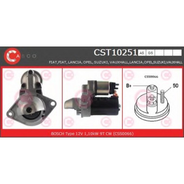 Motorino d'avviamento CASCO (CST10251GS)