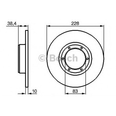 Coppia Dischi freno BOSCH (0986478103)