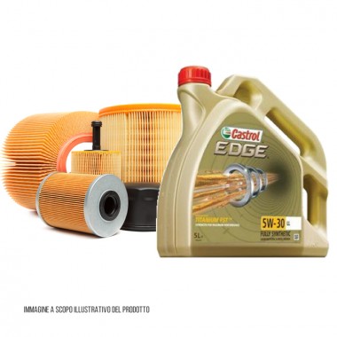 Kit tagliando 4 FILTRI + CASTROL EDGE 5W30 3LT, SMART 451