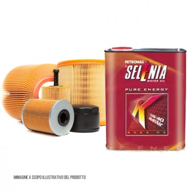 Kit tagliando 4 FIltri + 4 lt olio SELENIA K 5W-40 Nissan Micra Kit tagliando 4 FIltri + 4 lt olio SELENIA K 5W-40 Nissan Micra