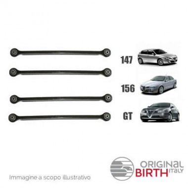 Kit bracci Sospensioni Posteriori ALFA ROMEO 147, 156, GT Kit bracci Sospensioni Posteriori ALFA ROMEO 147, 156, GT