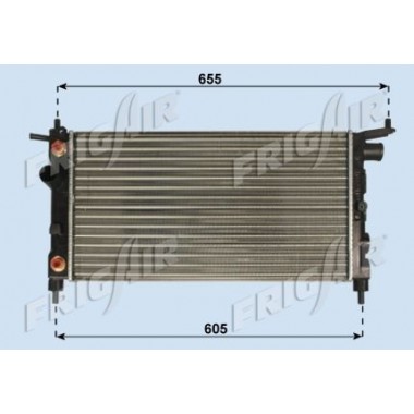 Radiatore, Raffreddamento motore FRIGAIR (0107.3134) Radiatore, Raffreddamento motore FRIGAIR (0107.3134)
