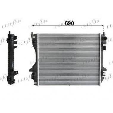 Radiatore, Raffreddamento motore FRIGAIR (0129.3005) Radiatore, Raffreddamento motore FRIGAIR (0129.3005)