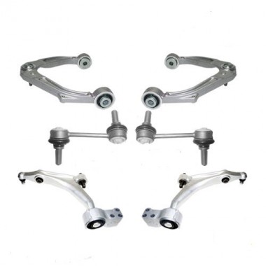 Kit 4 Bracci Oscillanti Anteriore Inferiori/Superiori, 2 biellette dx/sx Sospensione ruota, Alfa Romeo 159 Kit 4 Bracci Oscillanti Anteriore Inferiori/Superiori, 2 biellette dx/sx Sospensione ruota, Alfa Romeo 159