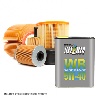 Kit 4 filtri + 3 LT SELENIA 5W40 FIAT PANDA 4X4 1.3 MultiJet