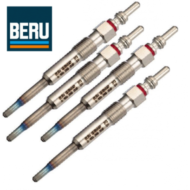 Kit 4 Candelette preriscaldo BERU (GE100) Kit 4 Candelette preriscaldo BERU (GE100)