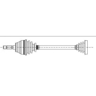 Albero motore/Semiasse Assale anteriore Dx METELLI (17-0507) ALFA ROMEO 156 Albero motore/Semiasse Assale anteriore Dx METELLI (17-0507) ALFA ROMEO 156