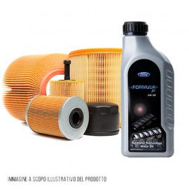 Kit tagliando auto, kit quattro filtri e 6 litri olio motore Ford Motorcraft 5W30 (KF0016/fo)