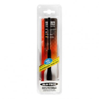 LAMPA - Stelo antenna in lega di alluminio Alu-Tech - 5 mm - Nero LAMPA - Stelo antenna in lega di alluminio Alu-Tech - 5 mm - Nero