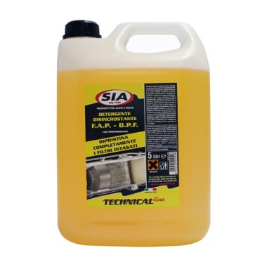 Detergente disincrostante SIA 4505 per filtri FAP - DPF - 5 litri Detergente disincrostante SIA 4505 per filtri FAP - DPF - 5 litri
