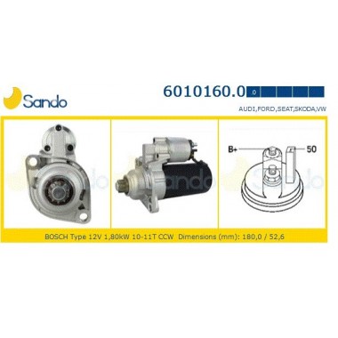 Motorino avviamento SANDO (6010160.0) Motorino avviamento SANDO (6010160.0)