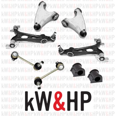 KIT BRACCI SOSPENSIONE ANTERIORI ALFA ROMEO 147, 156, GT, 8 PEZZI (BRA435KW) KIT BRACCI SOSPENSIONE ANTERIORI ALFA ROMEO 147, 156, GT, 8 PEZZI (BRA435KW)