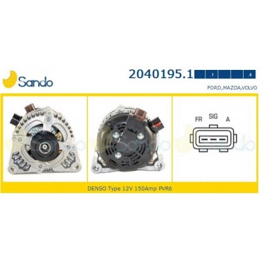 Alternatore SANDO (2040195.1) Alternatore SANDO (2040195.1)