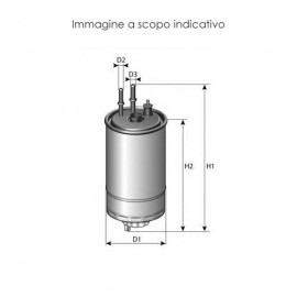 Filtro Carburante Gasolio CHAMPION (L502/606)