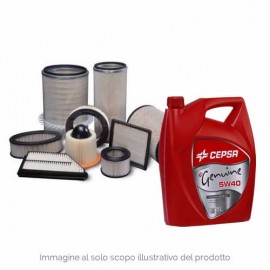 Kit 4 Filtri + 5lt Olio Cepsa 5W40 Renault Megane II 1.5 DCi