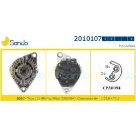 Alternatore marca SANDO 2010107.0